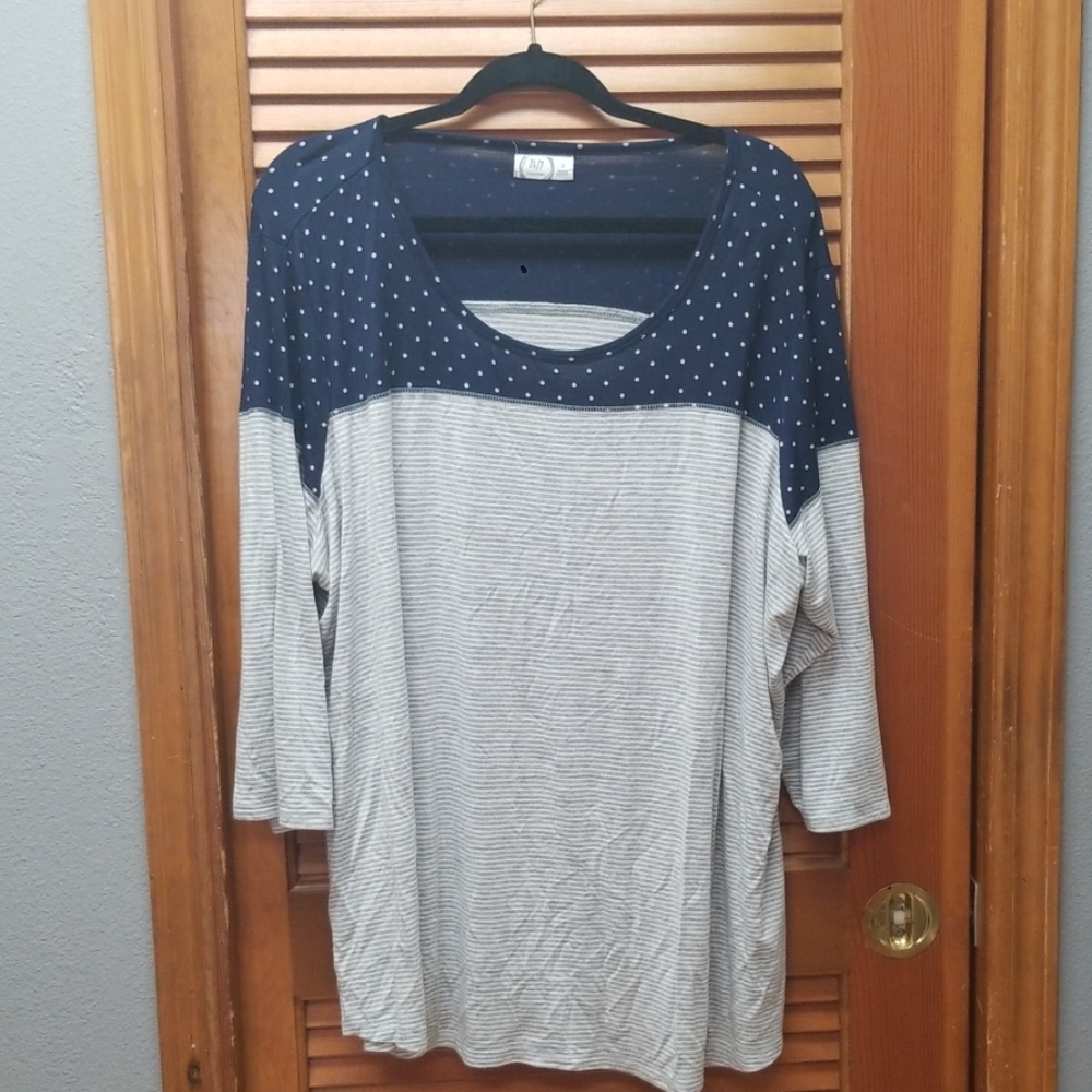Maurices Plus 3/4 Sleeve Shirt
